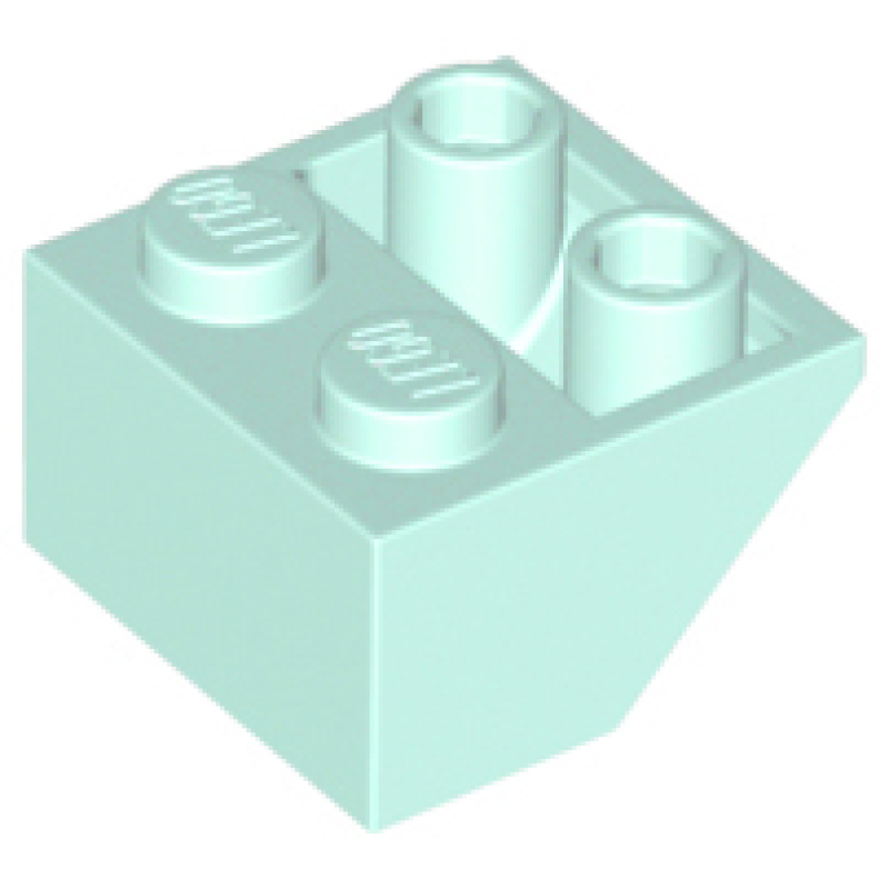 Dakpan, Omgekeerd 45° 2x2 Light Aqua